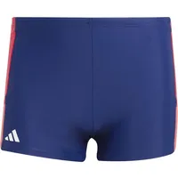 Adidas Colorblock Swim Boxer-Badehose Dark Blue / Pure Ruby / Lucid Red L/XL