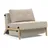 Innovation Living Schlafsessel Cubed Polyester 98 x 79 x 98 cm Beige mit Kissen