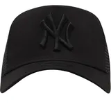 New Era New York Yankees MLB Clean Schwarz Verstellbare 9Forty A-Frame Trucker Cap für Kinder - Youth