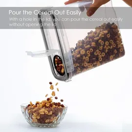 luxuskollektion 4L Vorratsdosen Set mit 24 Etiketten luftdicht für