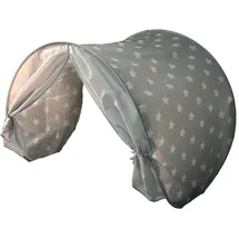 Knorrtoys Betttunnel Bettzelt Grey White Stars,