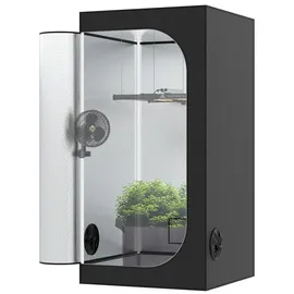 The Hookah Growzelt 80 x 80 x 160 cm Schwarz