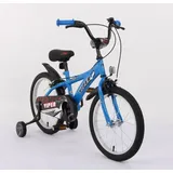 Ty-Trade 18 Zoll Fahrrad Kinder Jungen Mädchen Kinderfahrrad Rad Bike VPER BLAU - Rot