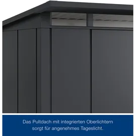 hörmann stauraumsysteme Juno Gerätehaus 2,62 x 3,10 m Anthrazitgrau