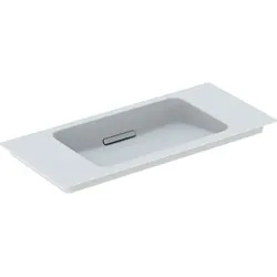 Schrankwaschtisch „One“ mit horizontalem Ablauf 90 × 40 cm  mit KeraTect®