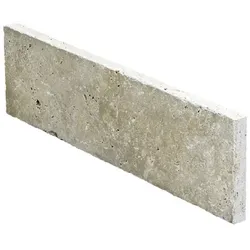 WOHNRAUSCH Randstein »Tosca Cream«, Rasenkante, LxBxH: 61 x 3 x 20 cm, Travertin, beige