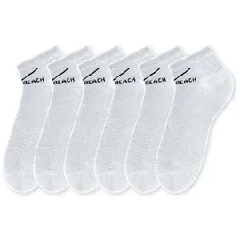 VENICE BEACH Sneakersocken 6 Paare Weiß 31-34