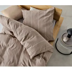Tchibo - Flanell-Bettwäsche - taupe