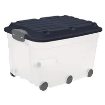Rotho Aufbewahrungsbox Roller 6 mit Deckel 57 l 6-tlg. blau