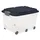Rotho Aufbewahrungsbox Roller 6 mit Deckel 57 l 6-tlg. blau