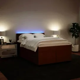 vidaXL Boxspringbett 140 x 200 cm Rosa