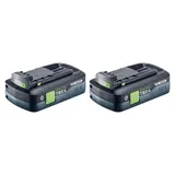 Festool Akku Set 18 V 4,0 Ah 2 Stück