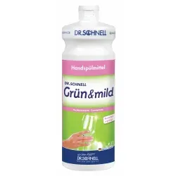 Dr. Schnell Spülmittel GRÜN & MILD, hautfreundlich 00134 , 1 Liter - Flasche