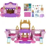 Mattel Disney Princess - Verwandlungs-Spielset Kutsche zu Schloss mit kleiner Puppe