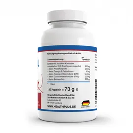 Zec+ Nutrition Health+ Krill-Öl Kapseln 120 St.