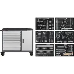 Kraftwerk Werkstattwagen BT1100, 7 Schubladen, 300-tlg.