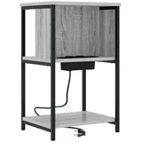 vidaXL Nachttisch Grau Sonoma 38 x 31 x 61 cm Holzwerkstoff Vidaxl