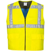 PORTWEST Warnschutz-Kühlweste, Größe: L/XL, Farbe: Gelb, CV02YERL/XL