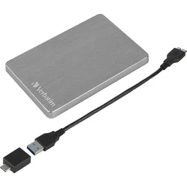 Verbatim Store 'n' Go Alu Slim 2 TB USB 3.2 grau