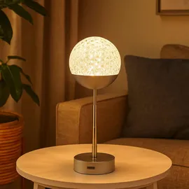 GLOBO Tischleuchte Silber 2 St.