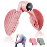 Beckenbodentrainer für Frau und Männer Beintrainer Oberschenkeltrainer mit 2 Resistance Bands Fitnessband, Beckenboden Trainingsgeräte für Zuhause Sportgeräte Beckenboden Trainer für Frau Beinpresse