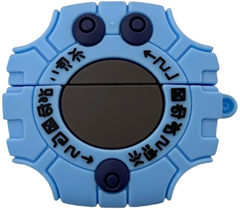 eglixu Kopfhörer-Schutzhülle für Sony WF-1000XM5/WF-1000XM4, süßes Cartoon-Digimon Monster Digivice, weiches Silikon, stoßfest, Schutzhülle mit Schlüsselanhänger (WF-1000XM5)