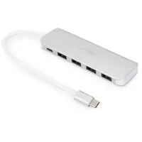 Digitus USB-C Hub 4-Port Hub USB 3.0) silber