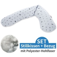 Theraline Stillkissen Das Original" Polyester Hohlfaser Bezug 190 cm, Farbe: 178 Sweetheart