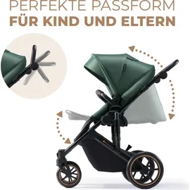 Kinderkraft 3in1-Kombikinderwagen PRIME 2" in Grün