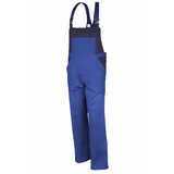 Qualitex Latzhose basic 2-farbig, Größe: 52 Farbe: kornblau/marine