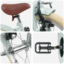vidaXL Kinderfahrrad 14 Zoll hellgrün