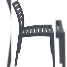 CLP Ares Gartenstuhl 48 x 58 x 82 cm dunkelgrau