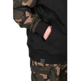Fox International Lw Split Reißverschlusspullover - Black / Camo - 3XL