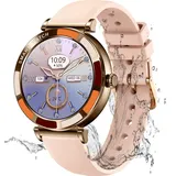 Smartwatch,Smartwatch Damen,1,27'' Fitness Tracker Armbanduhr mit Blutsauerstoff,Blutdruck,Pulsmesser,Schrittzähler,100+ Sportmodi,IP67-Braun - Braun