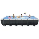 Intex Ultra XTR Frame Pool-Set rechteckig 732 x 366 x 132 cm inkl. Sandfilteranlage + Salzwassersystem
