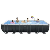 Intex Ultra XTR Frame Pool-Set rechteckig 732 x 366 x 132 cm inkl. Sandfilteranlage + Salzwassersystem