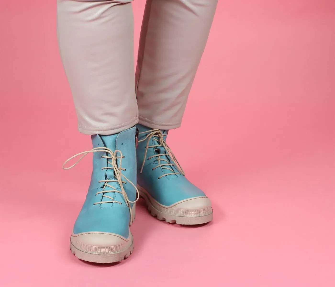Lofina Stiefeletten türkis 965-sabbia Birte gasoline-acqua Gr.43 - LOF 21