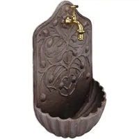 Relaxdays Relaxdays, Brauner Wandbrunnen