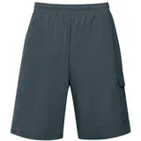 TRIGEMA Jerseyhose TRIGEMA "TRIGEMA Cargo-Bermuda aus 100% Baumwolle", Damen, Gr. XL, US-Größen, grau (anthrazit), 100% Baumwolle, Hosen Jerseyhose