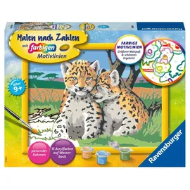 Ravensburger Malen nach Zahlen Kleine Leoparden 1 St. mehrfarbig