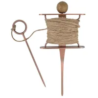 Esschert Design Verkupfertes Pflanzleinen Set, 12 x 5,7 x