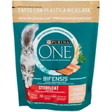 Purina One Bifensis Sterilcat Trockenfutter für Katzen, Forelle und Weizen