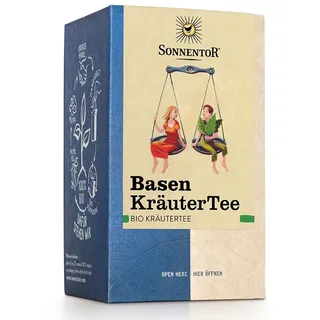 Basen KräuterTee Bio Doppelkammerbeutel – 18 Beutel für innere Balance 27 g, DK-Beutel 1 kg Tee