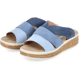 Rieker Pantolette Damen Blau 40