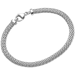 Smart Jewel Armband Mesh-Optik, Silber 925 Damen 
