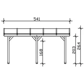 SKANHOLZ Andria 541 x 300 cm eiche hell