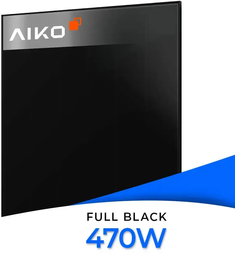 AIKO Solar 470W Dual Glass Full Black Modul AIKO-A470-MCE54Db Neostar 3S+ Einzelmodul - Einzelmodul