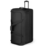 Redolz Duffle Essentials 2-Rollen Reisetasche 90 cm XXL mit Dehnfalte Sondergröße black