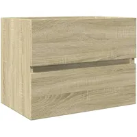 VidaXL Waschbeckenunterschrank Sonoma-Eiche 60x38,5x45cm Holzwerkstoff