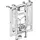 Geberit Duofix Wand-WC-Element 112 cm mit Sigma UP-Spülkasten 12 cm